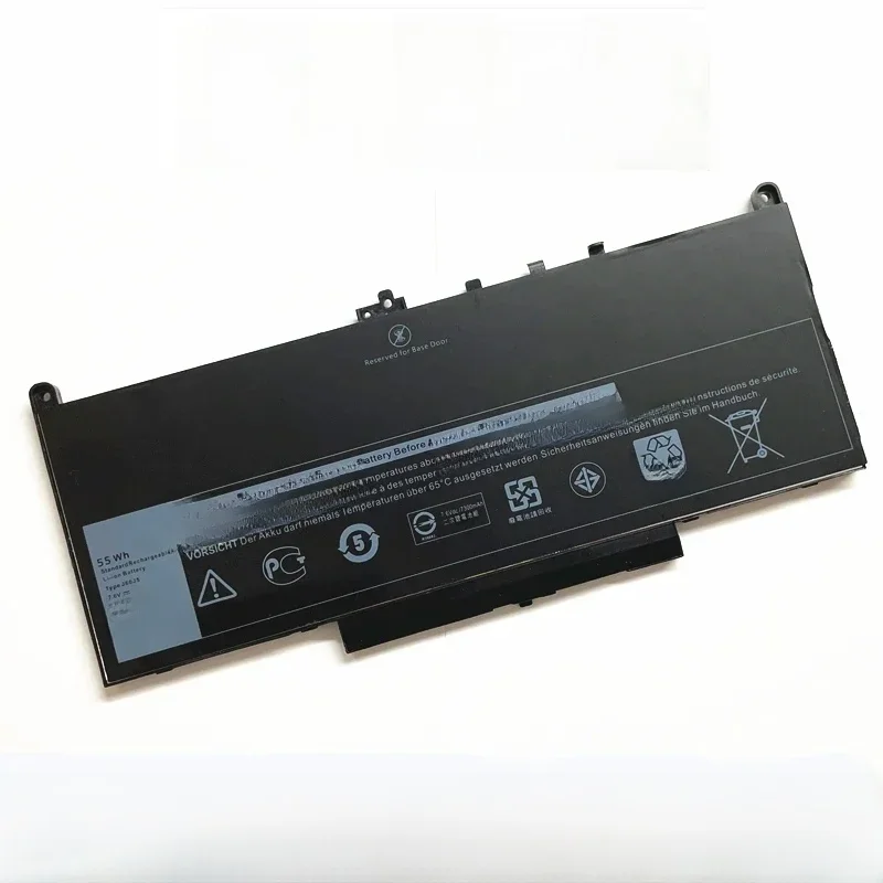 CSMHY nouvelle batterie d'ordinateur portable de remplacement J60J5 pour Dell Latitude E7270 E7470 7270 7470 J60J5 R1V85 MC34Y 242WD 7.6V 55Wh