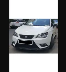 Front Bumper Lip Extension Splitter For Seat Ibiza 6j - Styling Modfiy Chrome Side Skirts Diffuser Spoiler Mirror Body Kit Wings