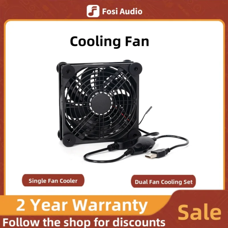 USB-Powered Cooling Fan – Perfect for V3 MONO, V3 and BT20A PRO Amplifier Cooling