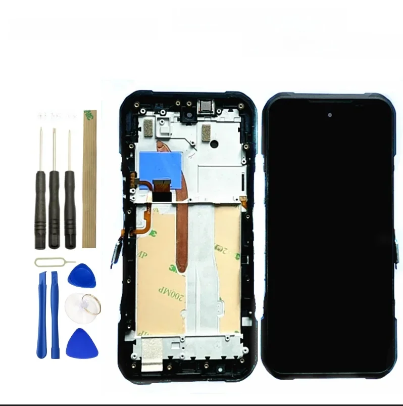 Oryginalny dla DOOGEE V20 V20PRO V20S wyświetlacz LCD z ramką + montaż digitizera ekranu dotykowego 6. 43-calowe szkło zamienne + naprawa — zdjęcie produktu 7