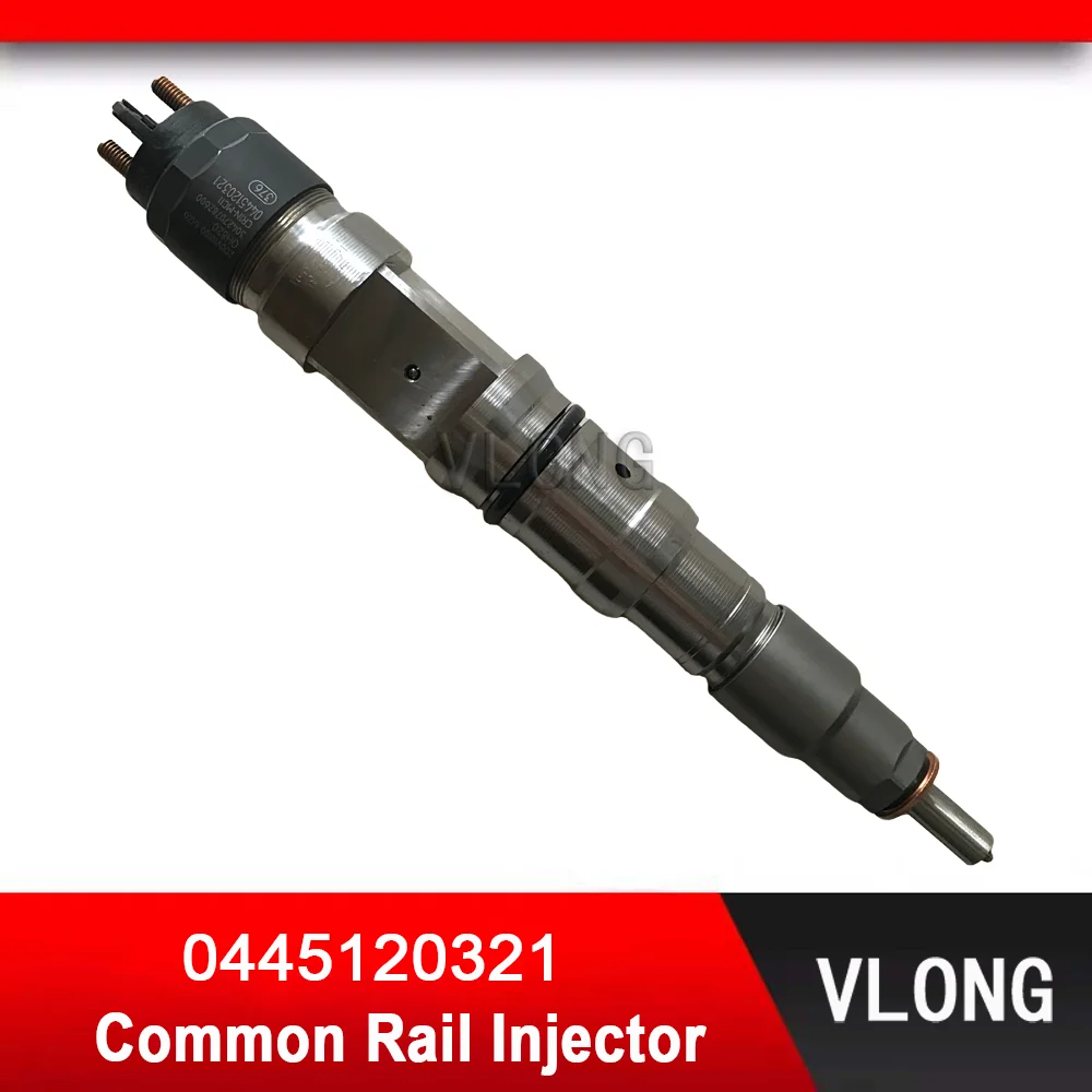 

0445120321 New Durable Heavy Duty Truck Diesel Fuel Injector Assy For Sinotruk HOWO Man Truck Common Rail Injector 0 445 120 321