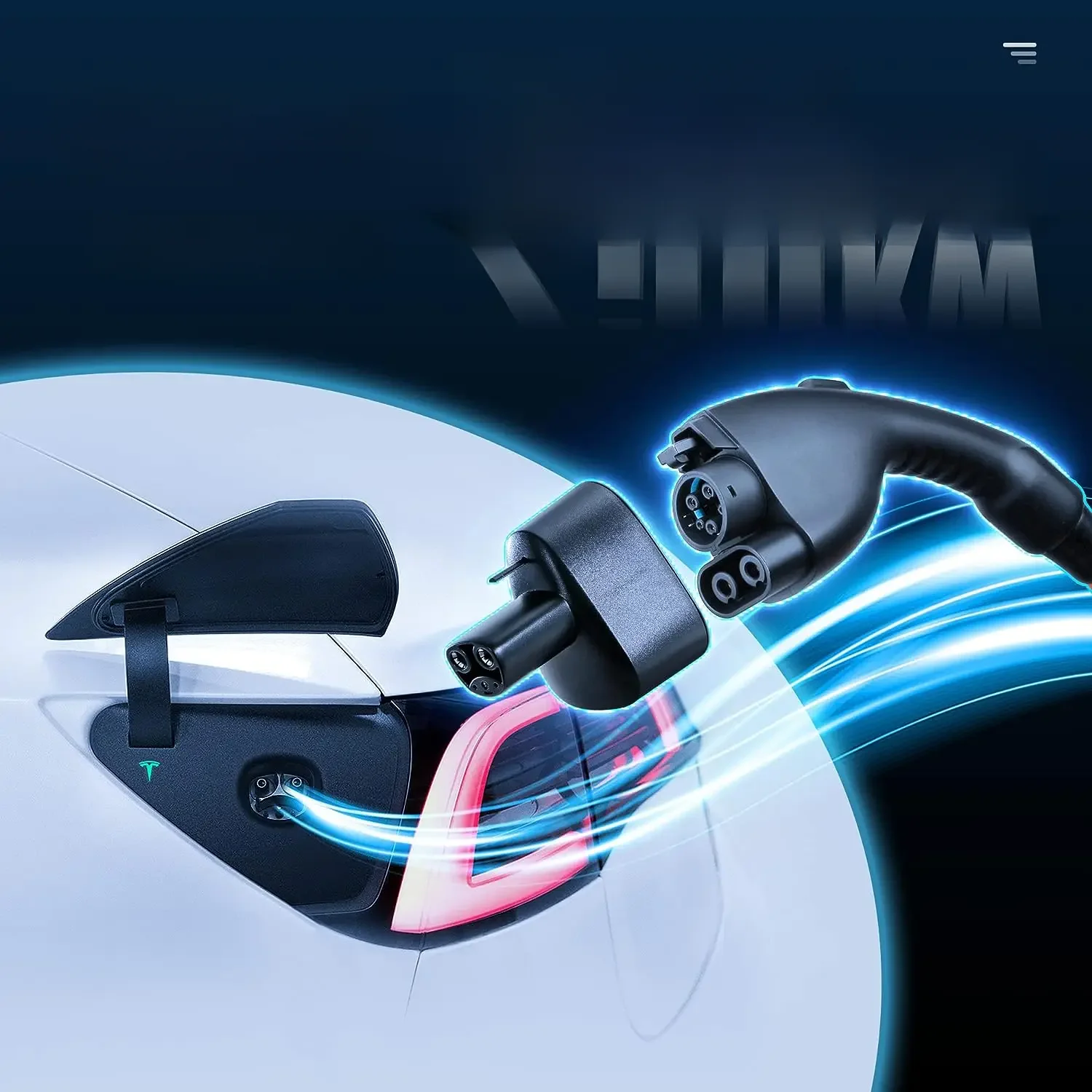 EV Charger Adapter CCS1 to Tesla Model X Y 3 S 250KW Car Convertor Charging Converter EVSE Conversion Gun Tesla CCS 1 Socket