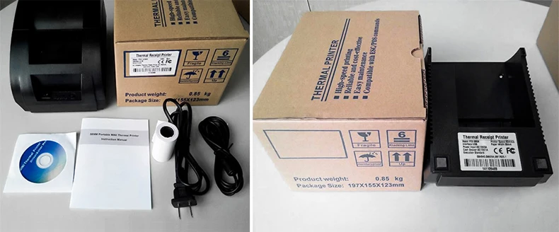 NETUM-Impressora Térmica de Recibos, Sistema POS, USB, 58mm