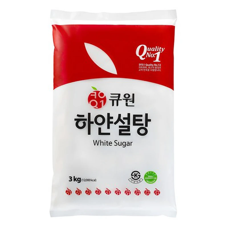 3kg of cue won white sugar