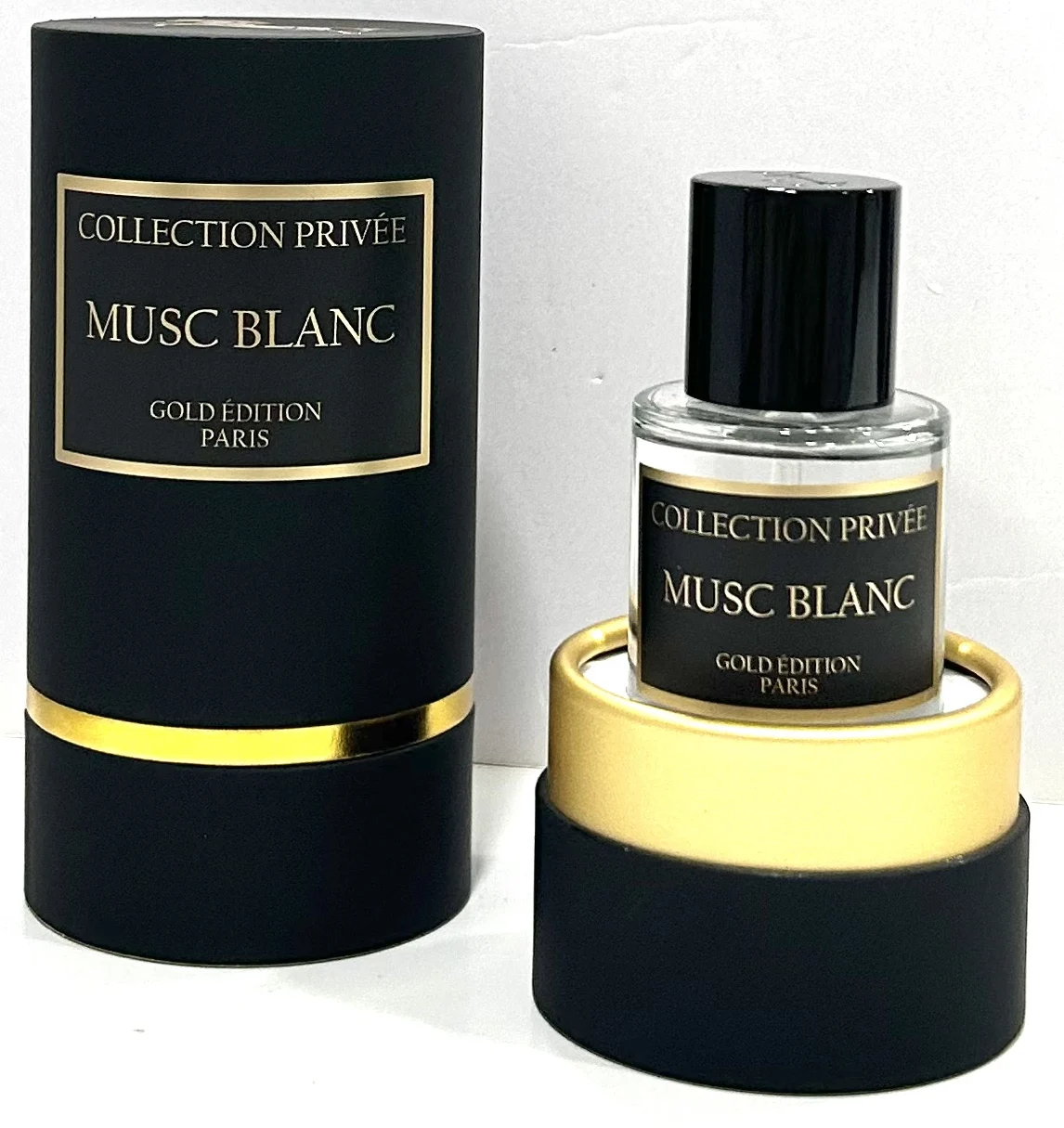 Perfume WHITE MUSK 1 ud, 2 uds, 3 uds, 4 uds, Edición Oro Colección Privada, 50ML, Eau de Parfum Unisex, Hecho en Francia