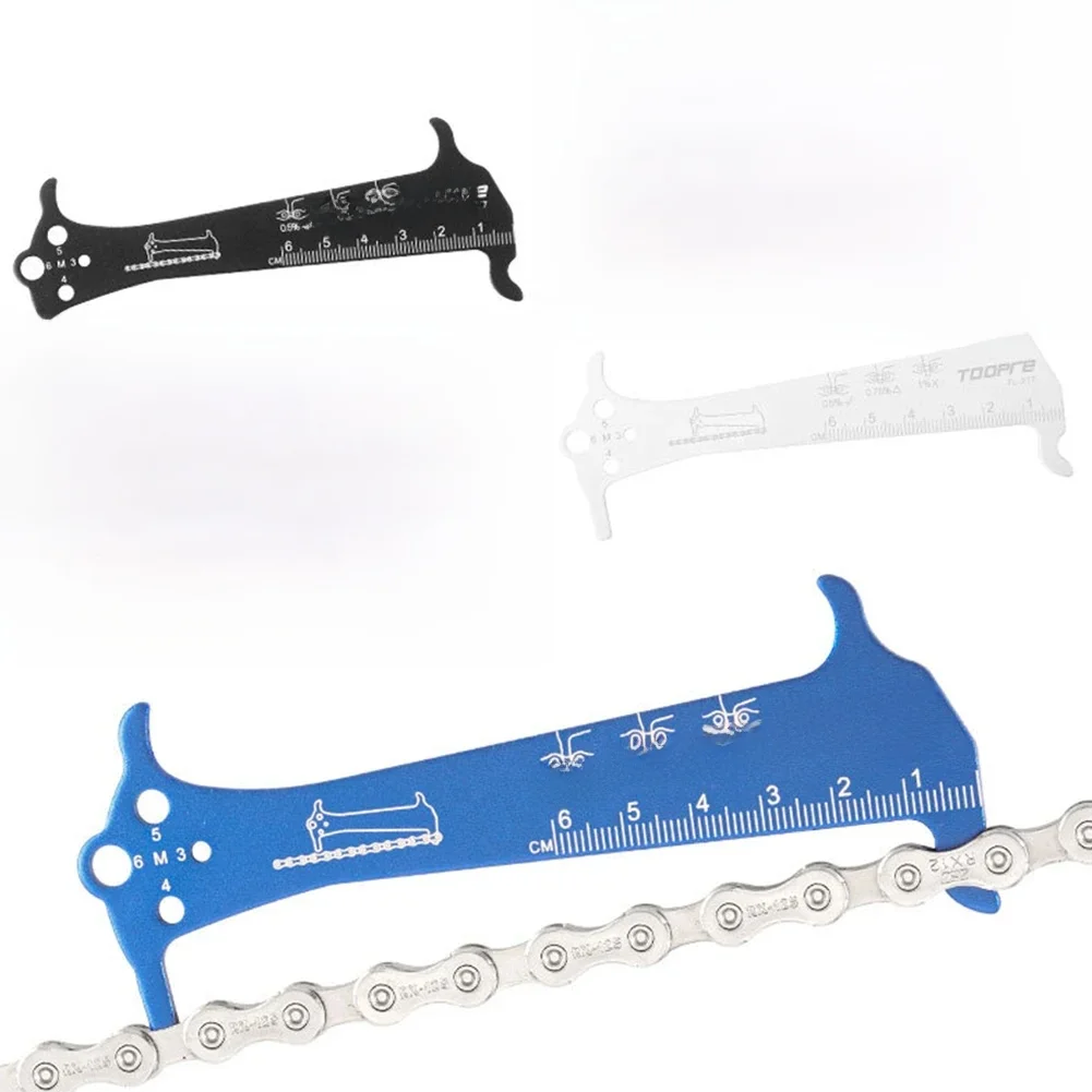 AliExpress APWIKOGER MTB Road Bike Chains Gauge Bicycle Chain Wear Indicator Checker Screw Diameter Measurement Ruler Cycling Repair Tool Caliper