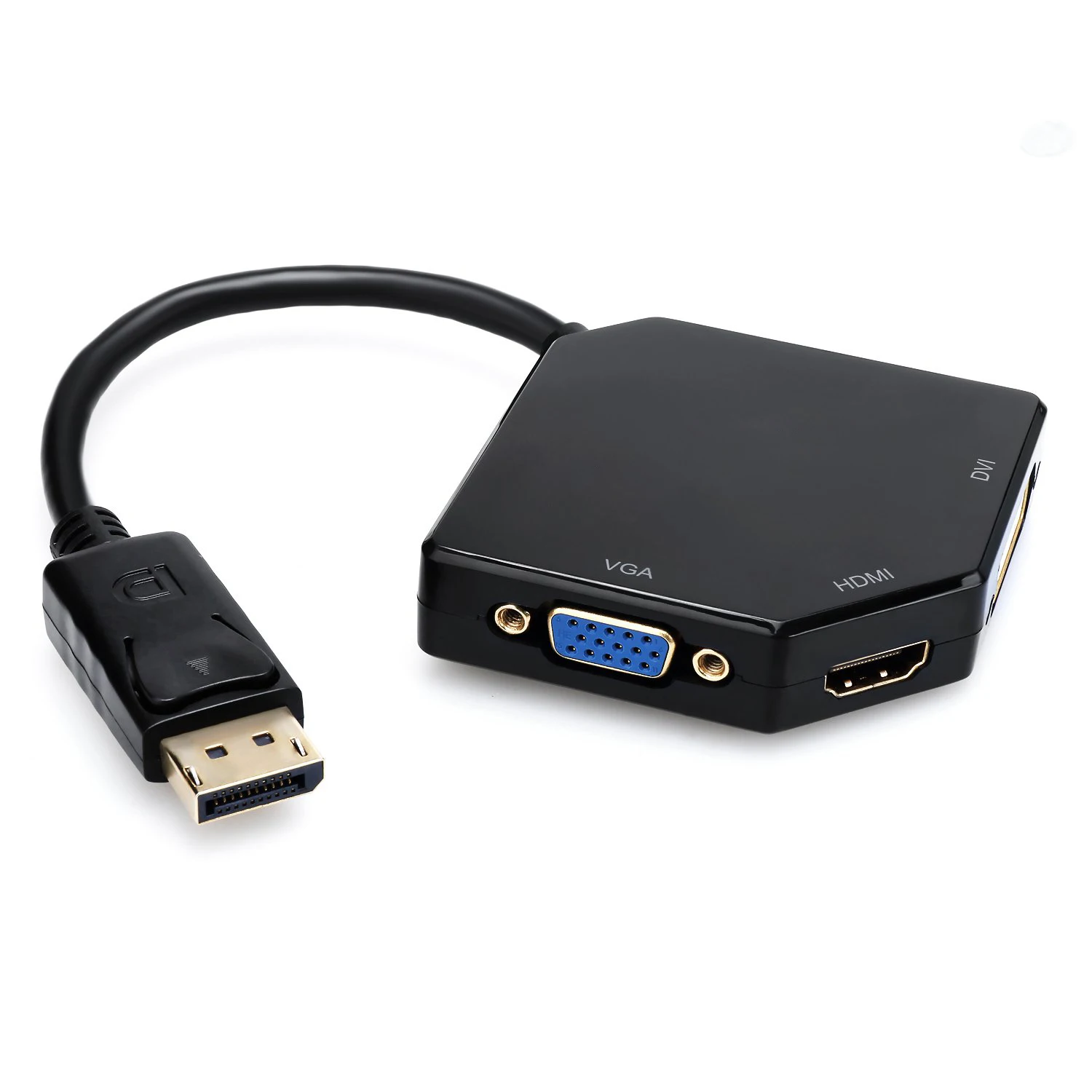 Multifunctionele Grote Displayport Dp2 Naar Hdmi Vga Dvi Kabel Converter Adapter