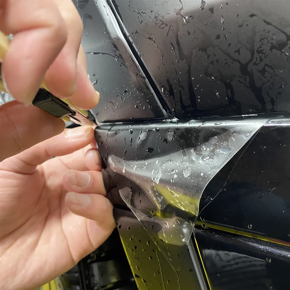 

SUNICE матовая защитная пленка для автомобильной краски, клейкая пленка против царапин, TPH, защита салона, винил 152 см X 30 см