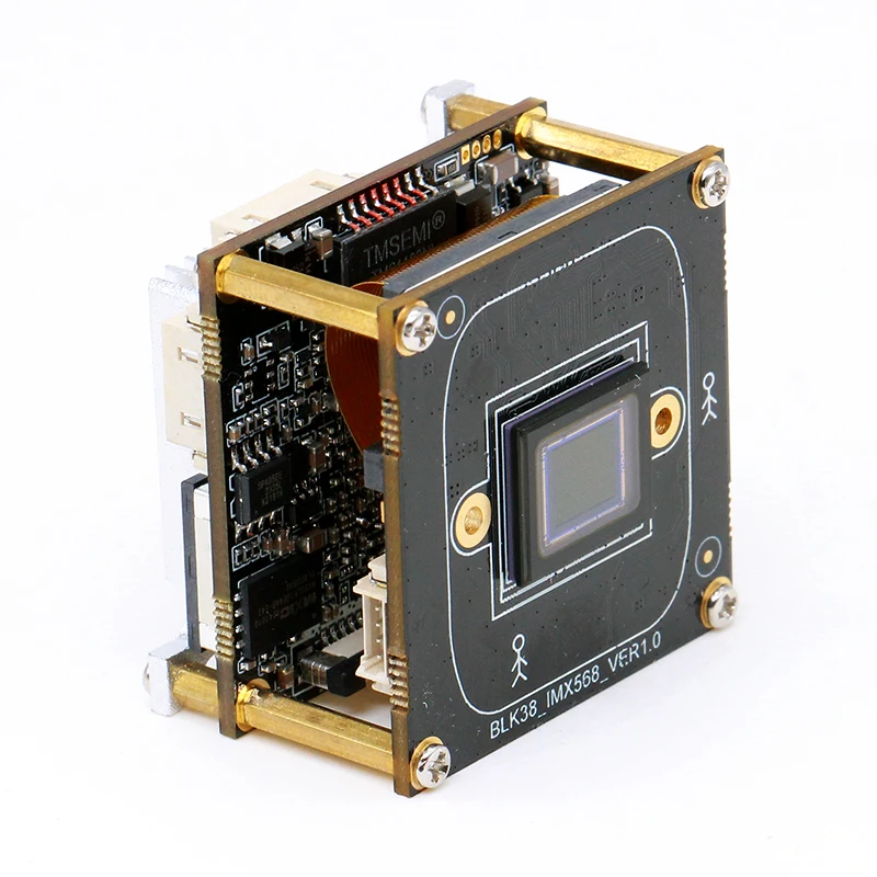 5MP Pregius S IMX568 Global Shutter Camera Hi3516DV500 API SDK IP Camera Module Starlight ISP CCTV Camera PCB Board SIP-K568D5