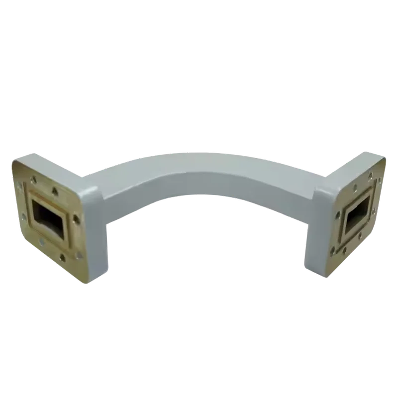 Ku-band WR75 rigid waveguide 30cm Rigid Waveguide with Brass Flange