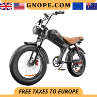 Vélo électrique tout-terrain pour adultes, vélo électrique de route, 2024 W, 48V, 20AH, High Kokor, Fat, 1000