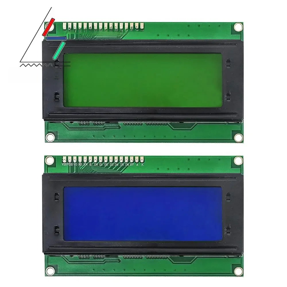 Płyta LCD 2004 204 LCD 20X4 5V niebieski/żółty zielony ekran Blacklight LCD2004 wyświetlacz moduł LCD LCD 2004 dla arduino — zdjęcie 2