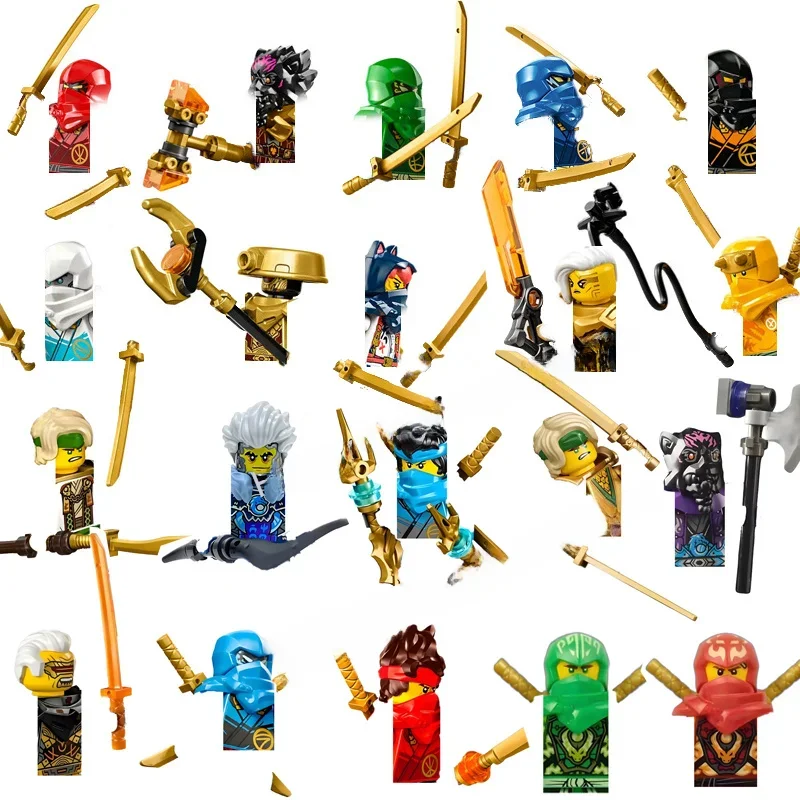 Anime Feigen Jay Kai Shinobi Lloyd Garmadon Nya Filme Ziegel Puppen Mini Action Spielzeug Figura