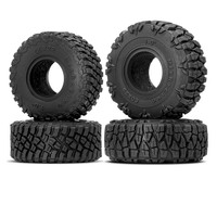 1.0 Tires Soft and Sticky 1.0 Crawler Tires for 1/18 TRX4M 1/24 RC Crawler Axial SCX24 FMS FCX24 RC Crawler Car - 60 * 22mm