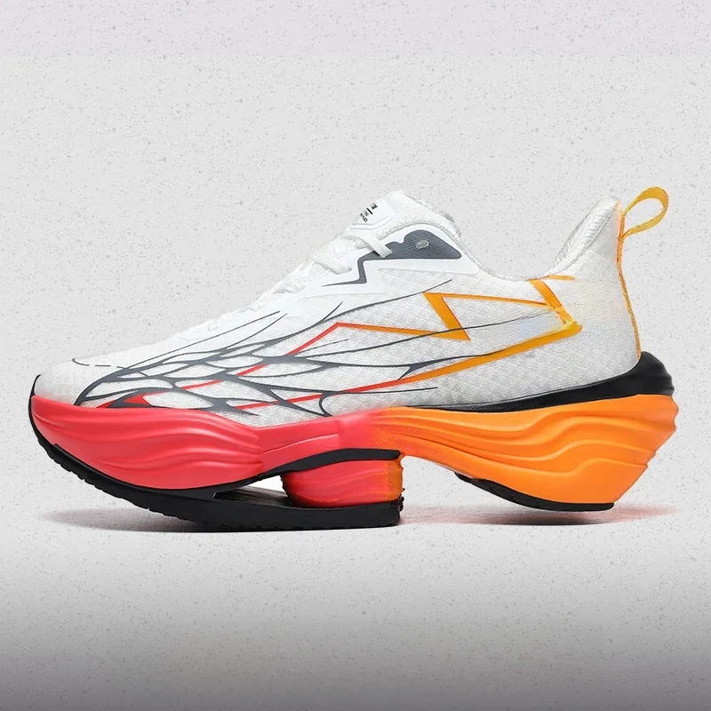 Chaussures de course planche de carbone spécialité Marathon hommes sport respirant léger femmes confortable athlétique antidérapant baskets