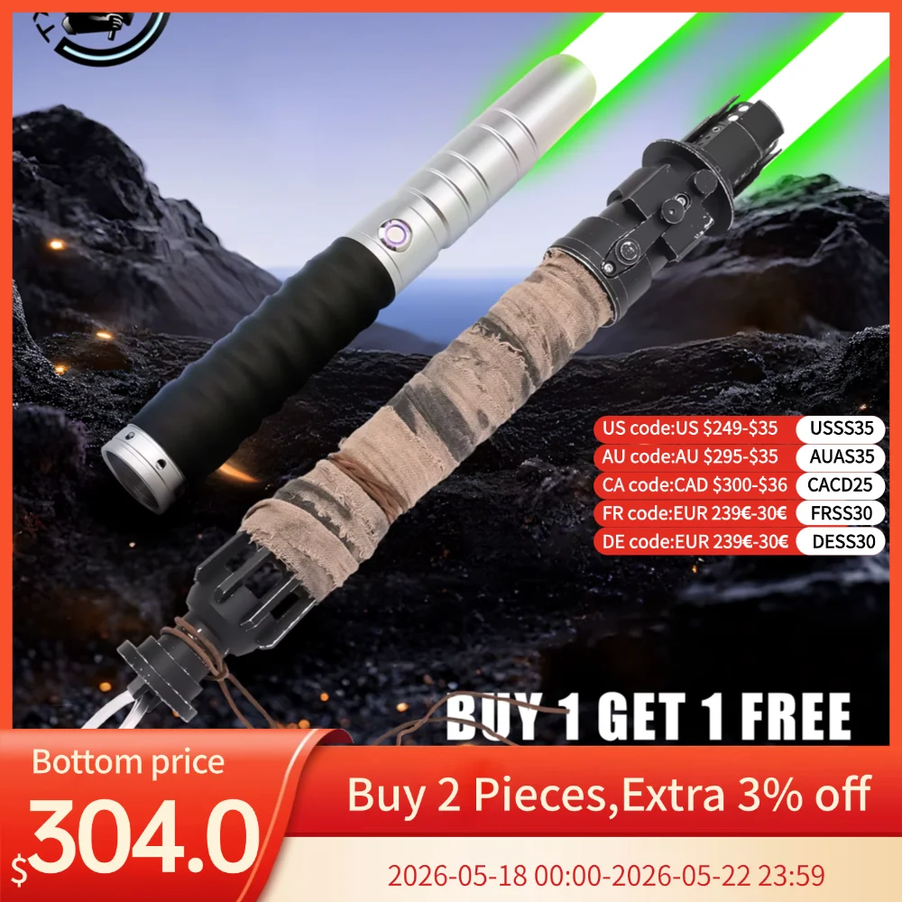 

TXQ Boone Kestis NEO SABER Lightsaber Combat Super-RGB Smooth Swing Metal Force TOYS Laser Light Skywalke Gift Proffie TREX
