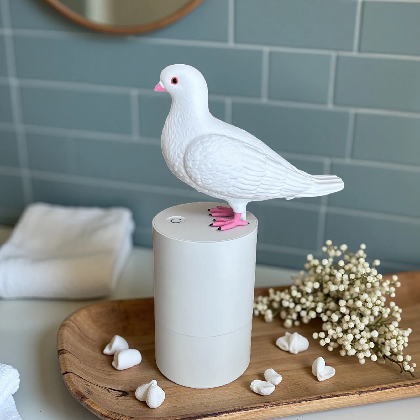 300ml Portable Touchless Bald Eagle Foam Soap Dispenser Premium Multifunctional Durability Gift Bathroom Gadget Practical