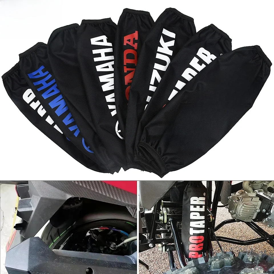 Protection de Suspension d'amortisseur avant et arrière, 27cm 35cm, pour KTM Honda Suzuki Yamaha YZ moto ATV Quad Scooter
