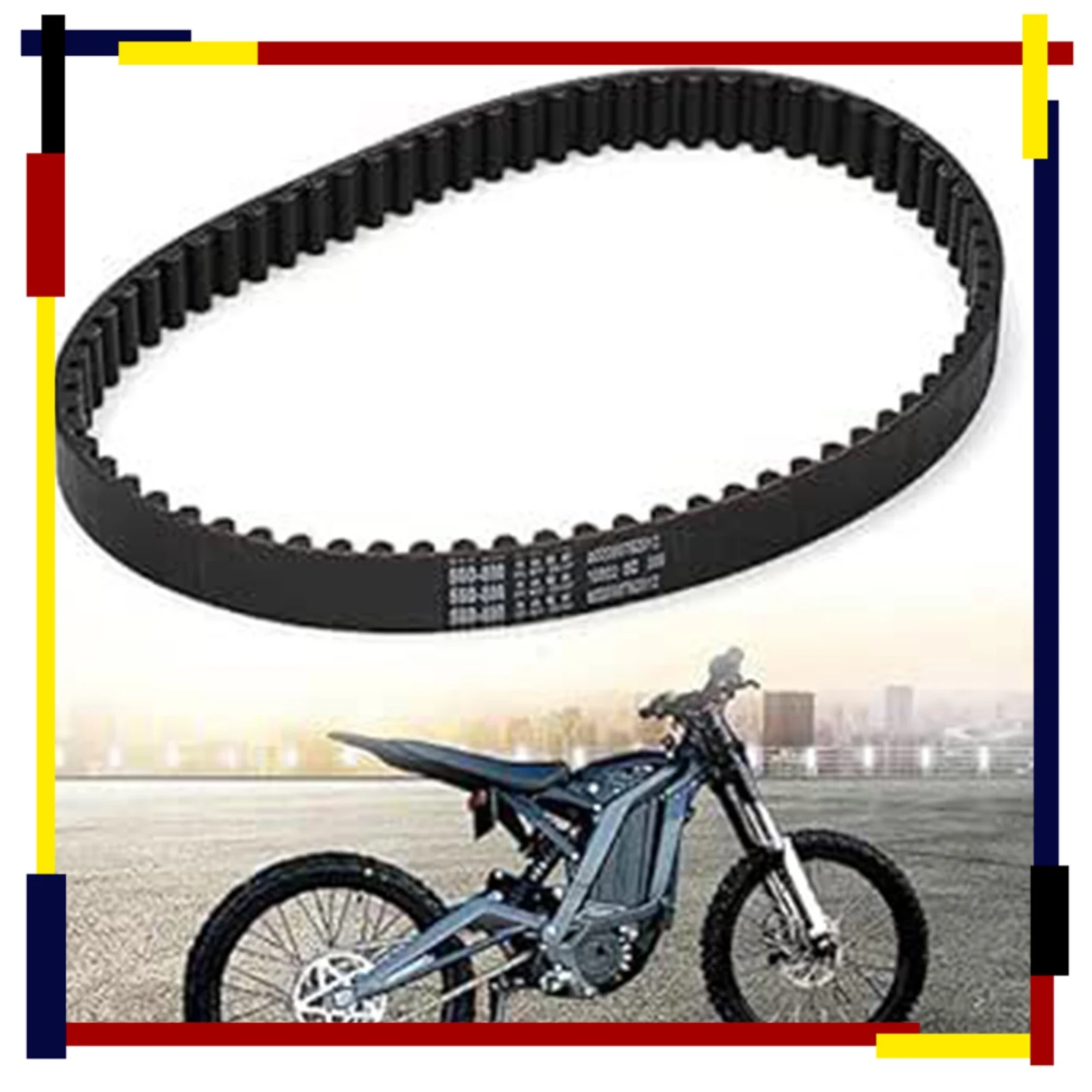 

Transfer Drive Belt Spare Parts Accessories for Segway x260 x160 560-8M Motorcycle Drive Belt Black Professional Replaces