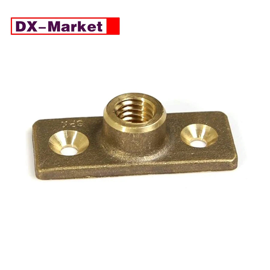 Porca de Suporte de Clipe de Base de Bronze M10 Base de Suporte Decorativa C045