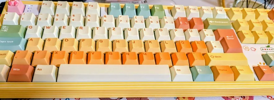 Customer keyboard with keycap set Candy House — L***a