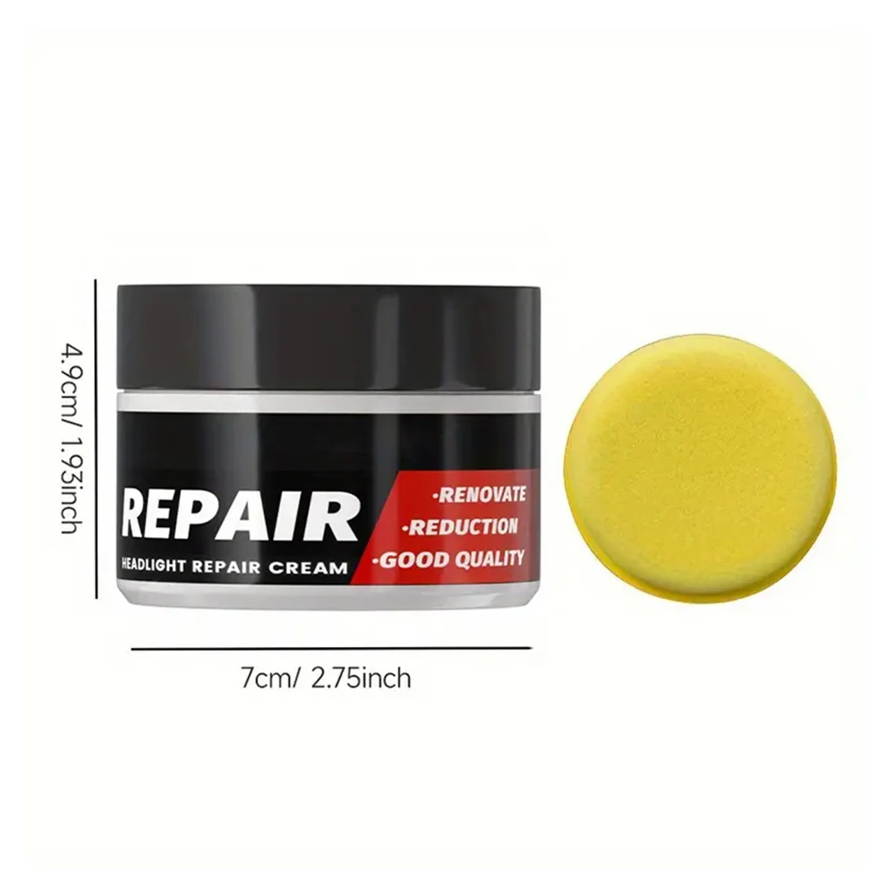 Headlight Restoration Kit Headlight Polish Car Light Repair Cleaner Kit Auto Renovation Liquid Repair Maintenance