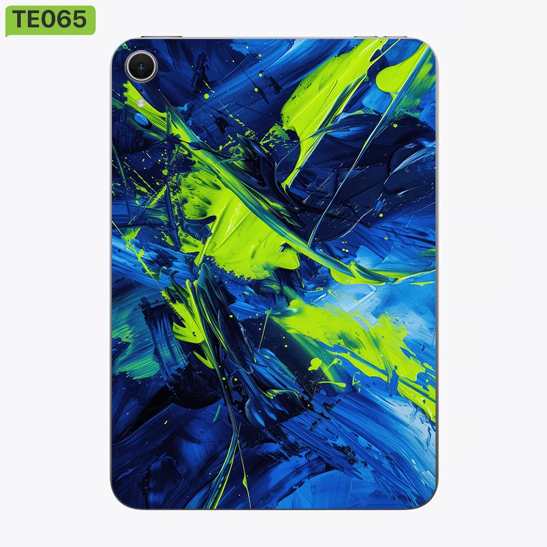 Premium Vinyl Skin Wrap for iPad Pro & Air – Nexa Skins T029 Collection | Color Splash Design | Scratch Protection