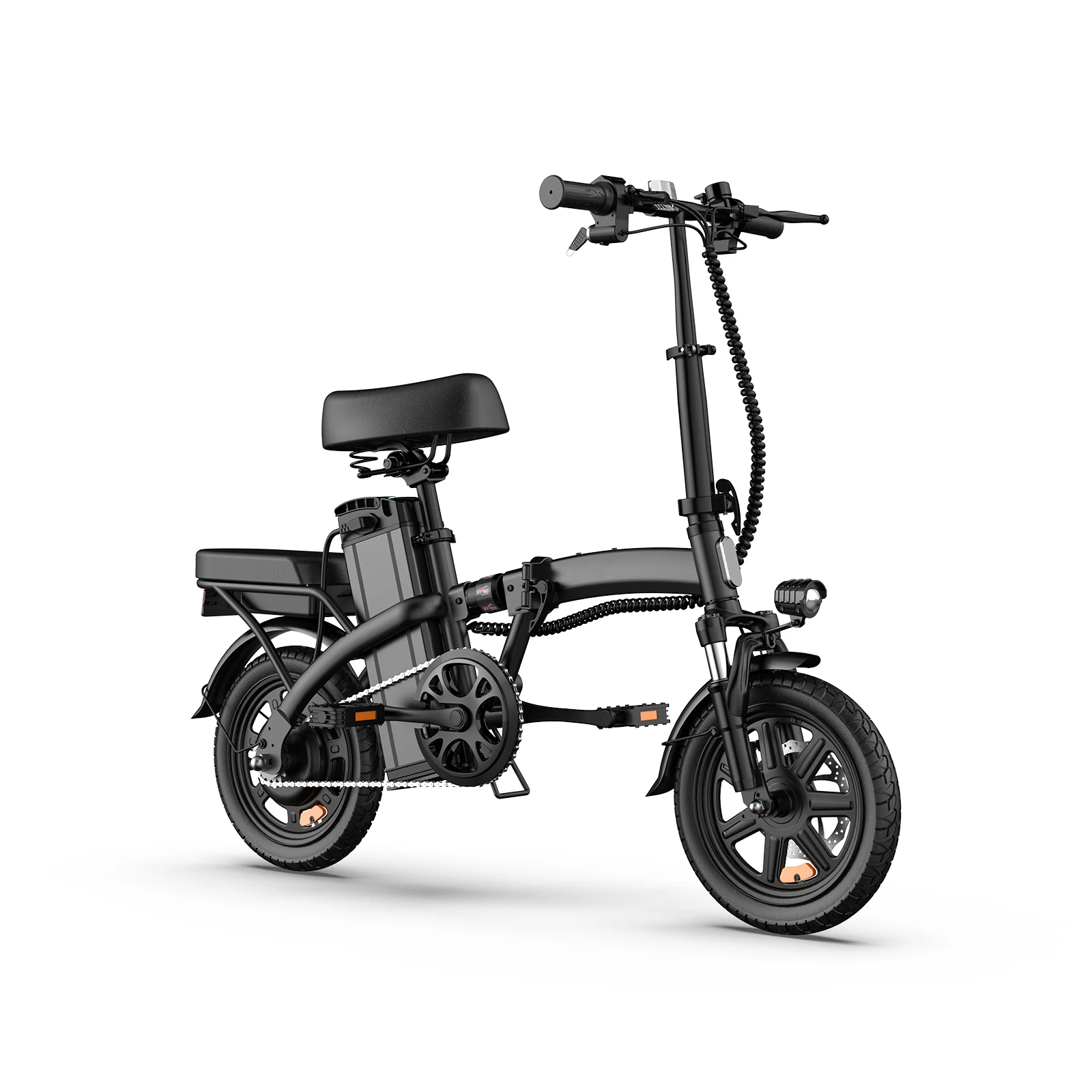 ZYLVRO F1L E-Bike, faltbar, 14-Zoll-Reifen, 48V 7,5Ah herausnehmbarer Akku, bis zu 50 km Reichweite, 500W Motor, 3 Modi