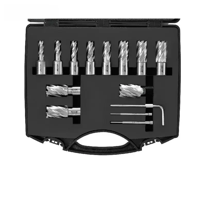 Vevor ringförmiger Schneiders atz 6 pcs13 stücke Schweiß schaft mag Bohrer 1 " / 2" Schnitttiefe für
