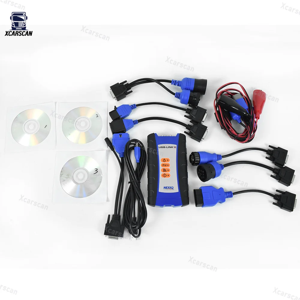 جهاز لوحي Getac F110 مع وصلة بيانات USB nexiq 2 125032 أداة تشخيص الشاحنة العالمية لتشخيص الشاحنة الثقيلة