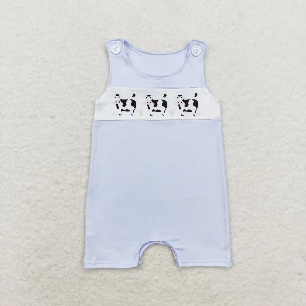 

NEW baby onesie baby boy milk cow print short-sleeved onesie baby boy romper