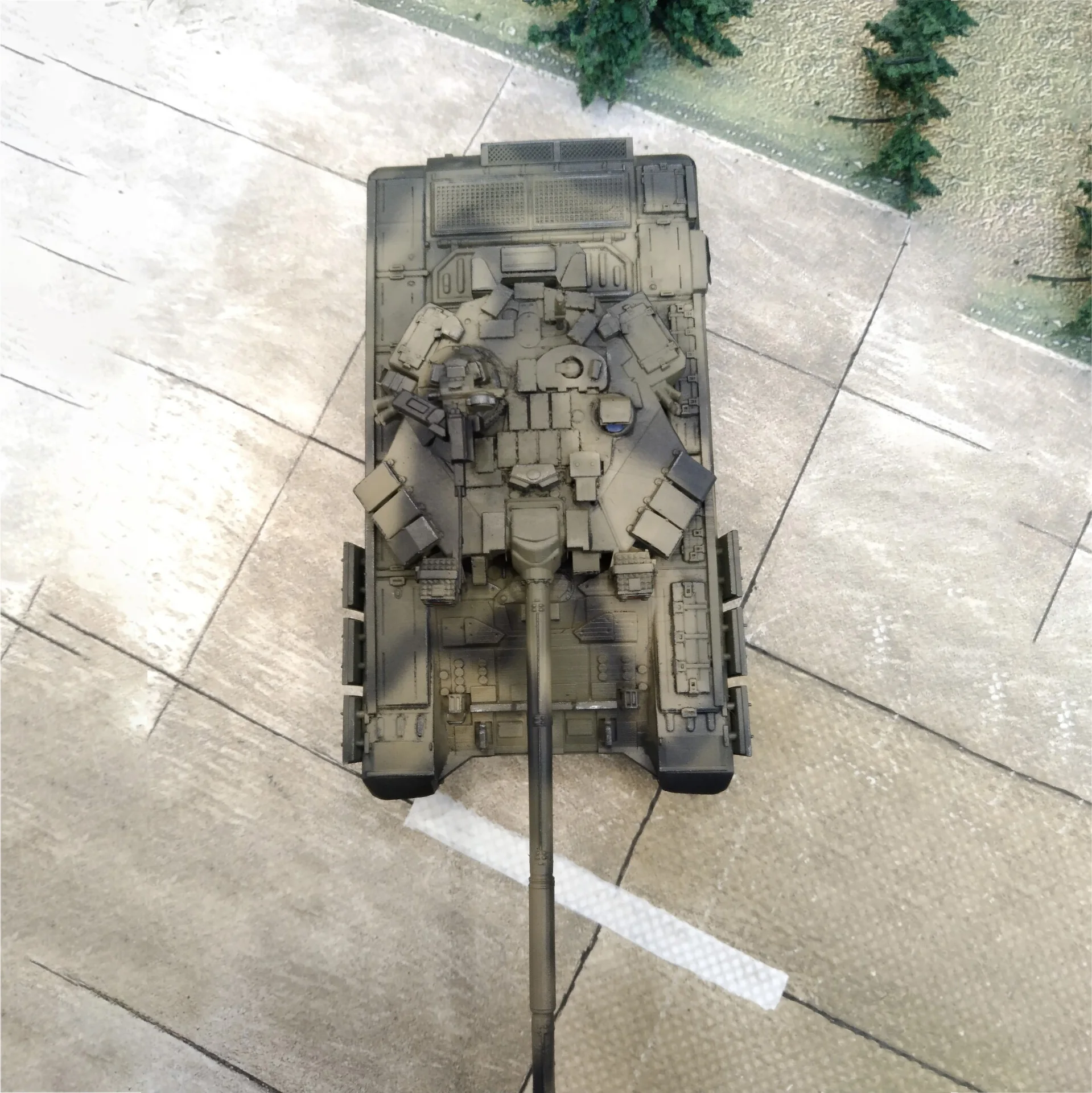 1/72 Russian T90A  , hand-painted finished model decorative ornament(Ships in 5-6 days)