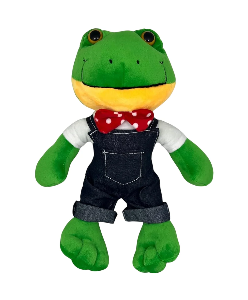 لعبة ريني فراج القطيفة 30 سم أخضر أزرق عموما #1