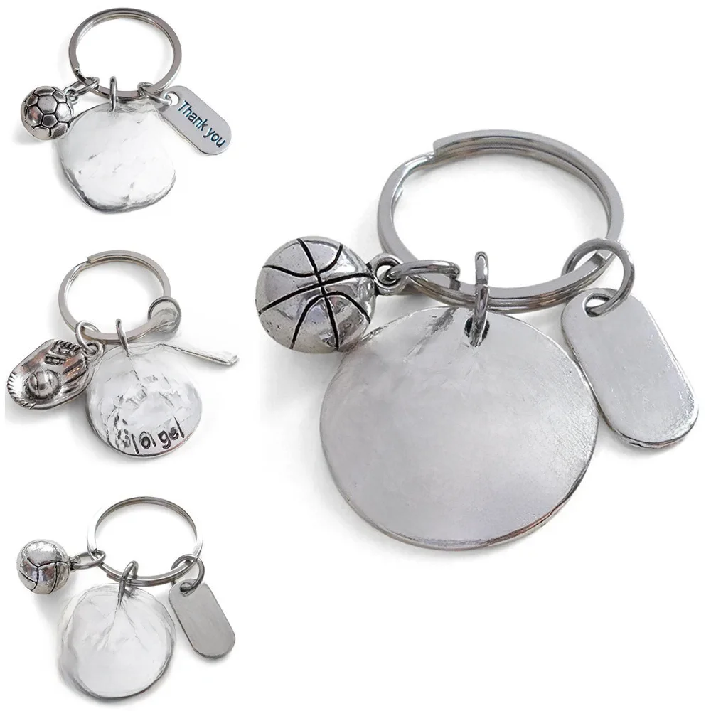 Porte-Clés Créatif de Thanksgiving, Bijoux de Remerciement, Enseignant, Avantages, Basket-ball, Football, Volley-ball, Baseball, 1 Pièce
