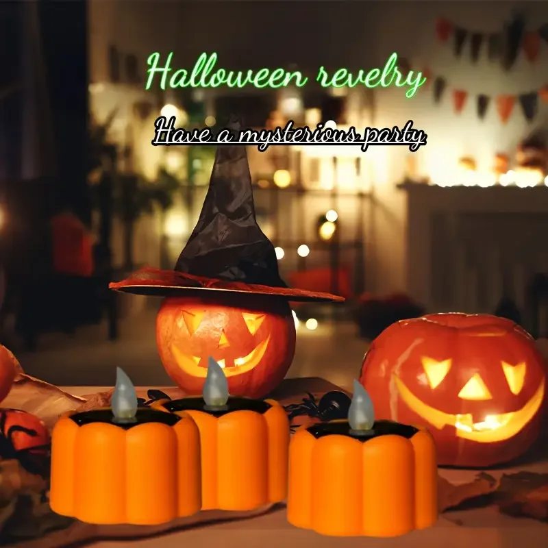 Lampada a candela solare a LED senza fiamma da 6 pezzi, adatta a vari tipi di stanze, è una scelta ideale per l'illuminazione interna.