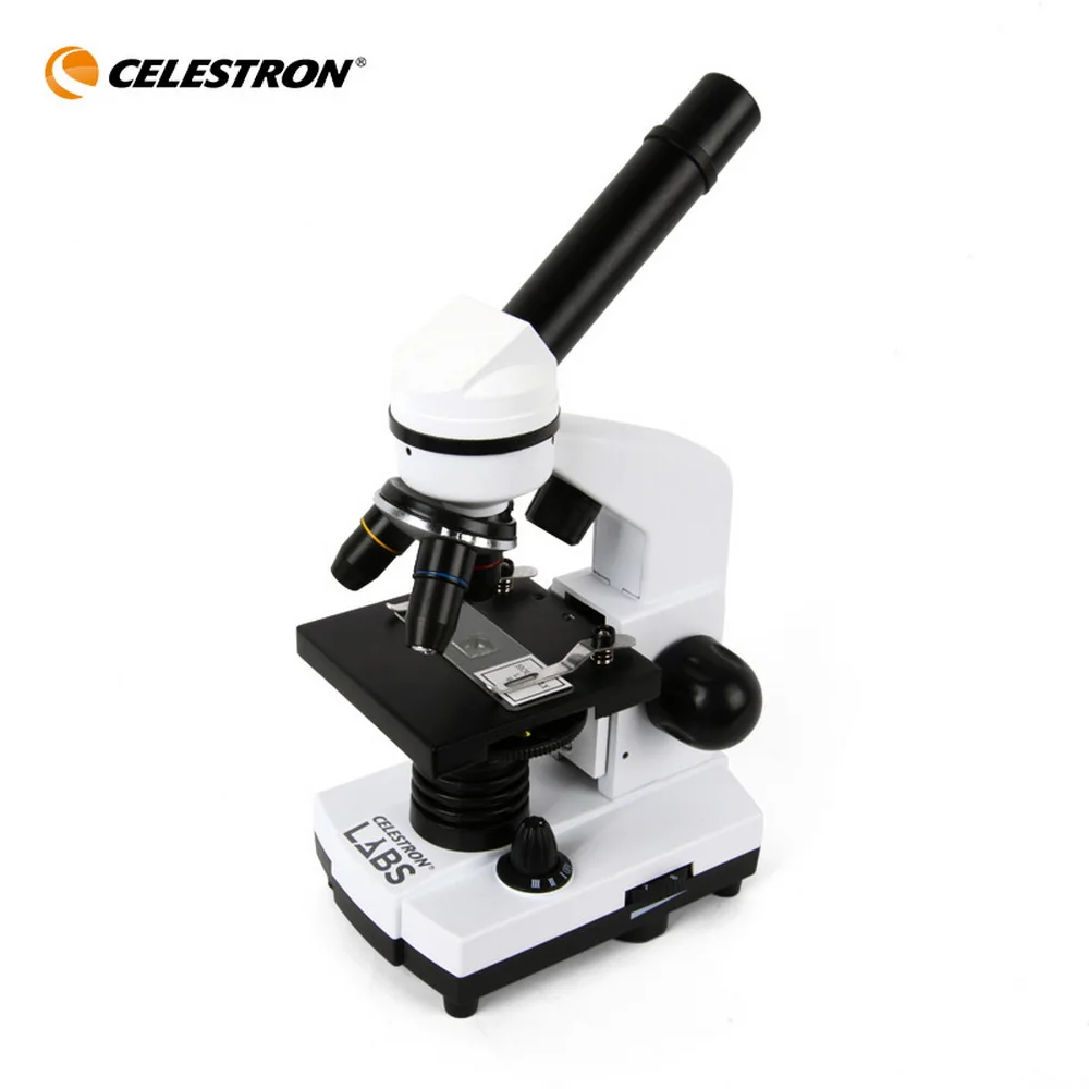 Celestron 44128-B Biological Microscope High-power HD Student Laboratory Teaching Scientific Research 40x-1600X