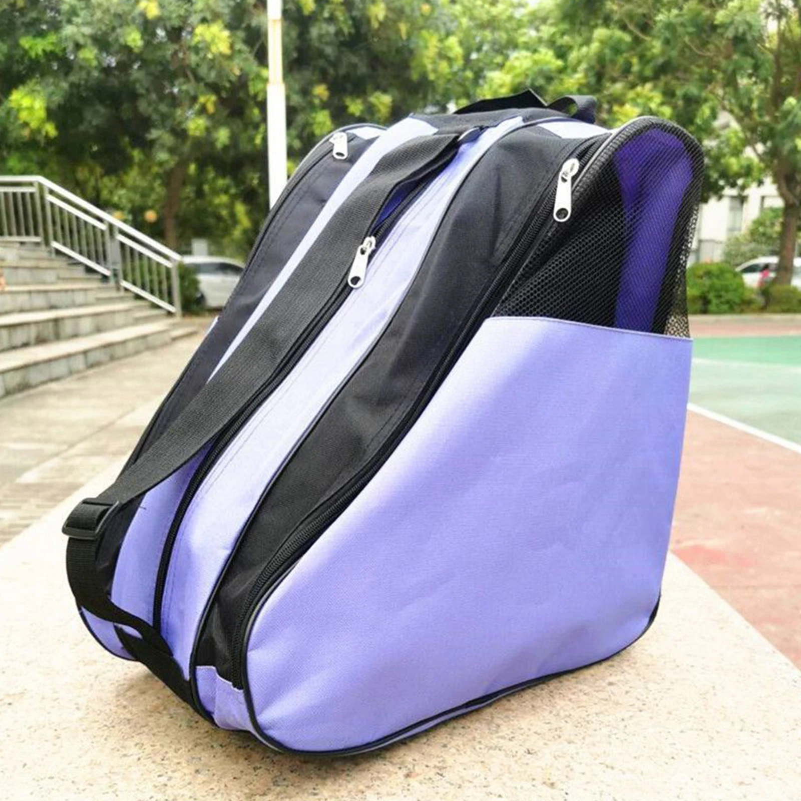 Borse per pattini a rotelle Borsa per pattinaggio su ghiaccio Borsa per scarpe da pattinaggio Borsa per pattini di figura invernale, Borsa per trasporto portatile per pattini a rotelle