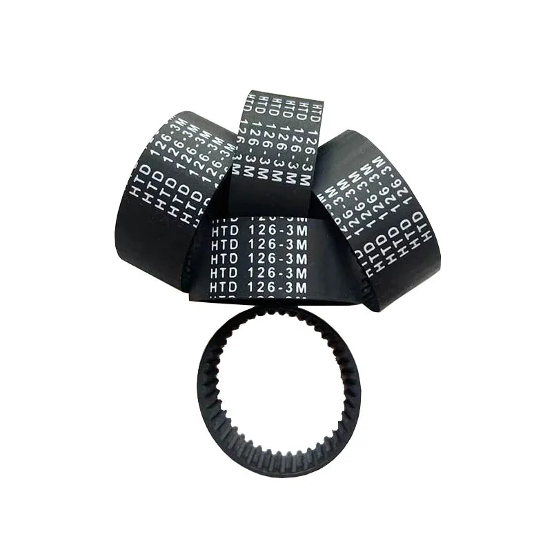 HTD3M Rubber Timing Belt For Snow Blower HTD126-3M Toothed Belt HTD159-3M for Snow Cleaning Machine HTD 3M 126 159