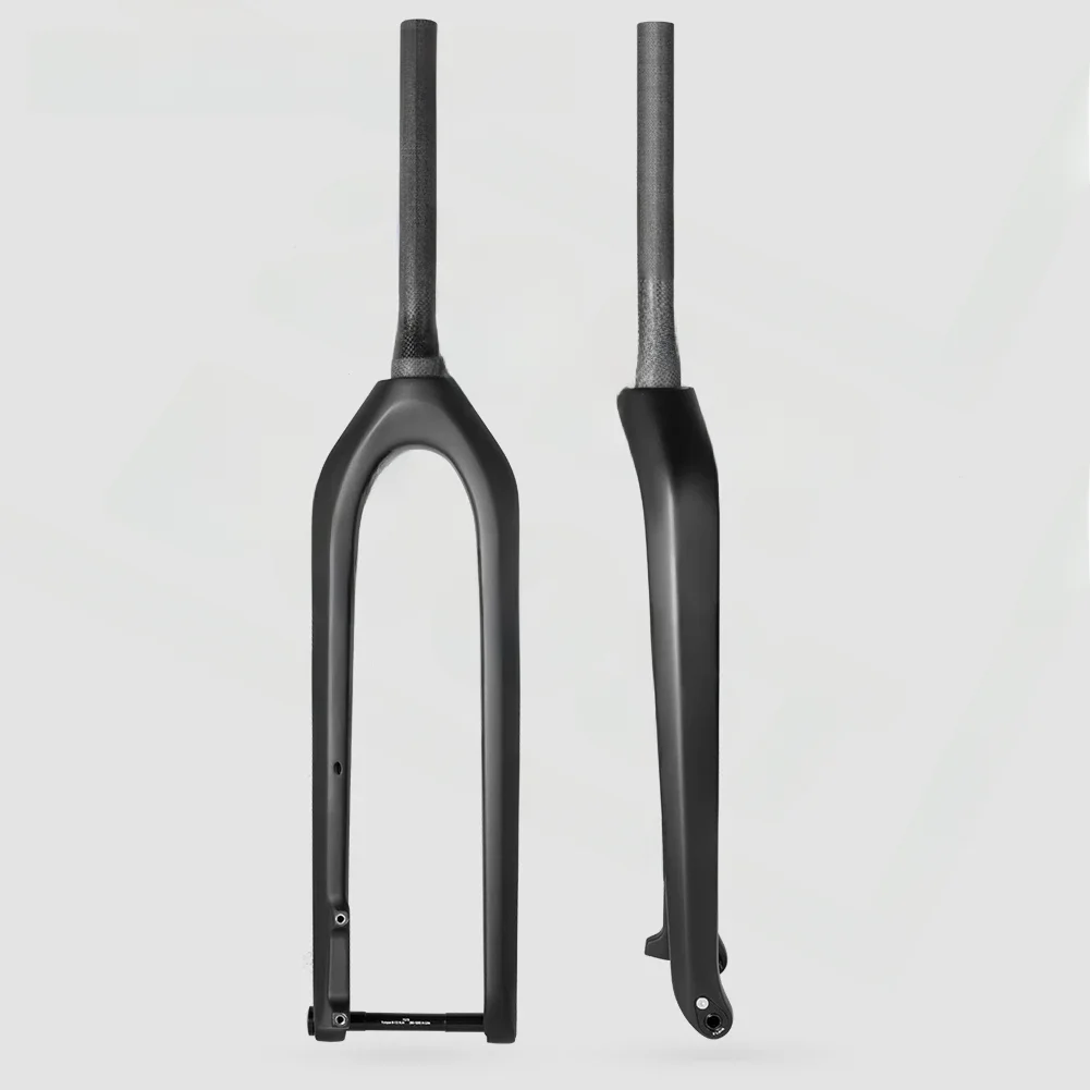 AliExpress Spcycle 29er MTB Carbon Fork Boost 110*15mm Downhill Fork Mountain Bike Carbon Rigid Fork 1-1/8"-1-1/2" Tapered Max Tire 3.0