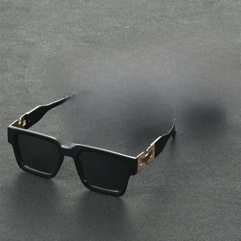 Lunettes de soleil carrées au Design de luxe pour hommes et femmes, petit rectangle, lunettes de soleil de rue pour dames, nuances de conduite Vintage