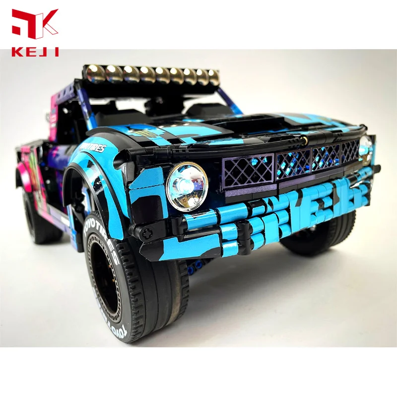 KEJI MOC-113606 4x2 RC Baja Trophy Truck RC Model Building Blocks Bricks Kit DIY Toys Christmas Gift