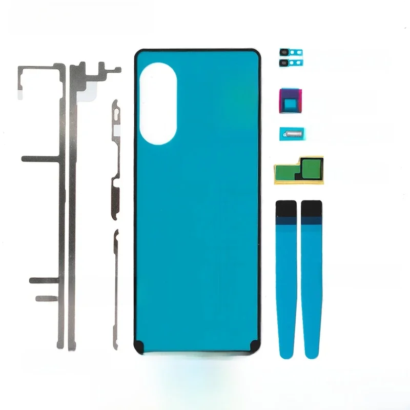 Aocarmo Zestaw Klejów do SONY Xperia 5 II SO-52A SOG02 X5ii - Pełny Zestaw: Naklejka na Tylną Obudowę, Bateria, Mikrofon, Głośnik Słuchawki, Klej — zdjęcie 2