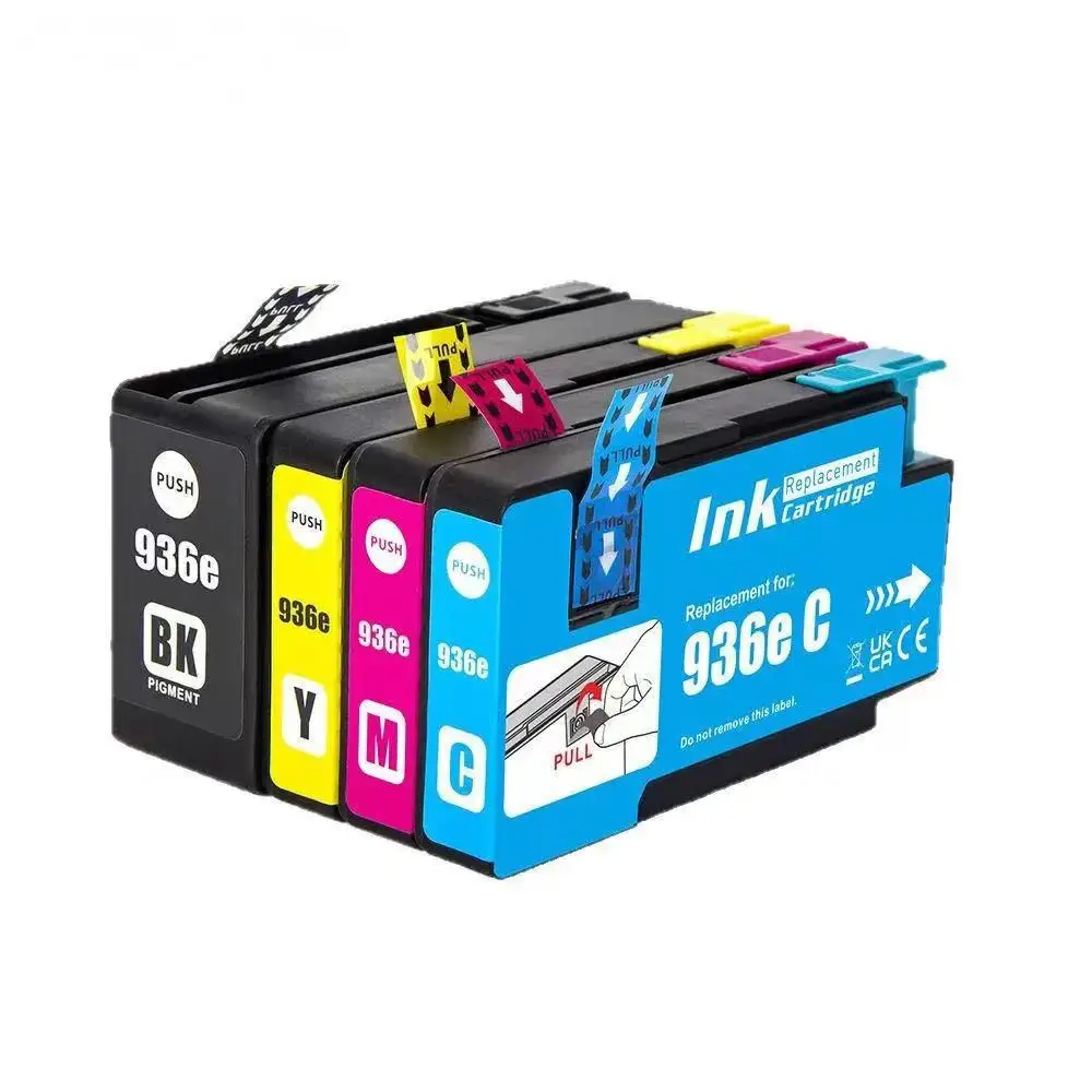 

936e 936 Premium Color Compatible Inkjet Ink Cartridge for HP 936 OfficeJet 9110b 9120b 9130b 9720 9730 9122 9720e