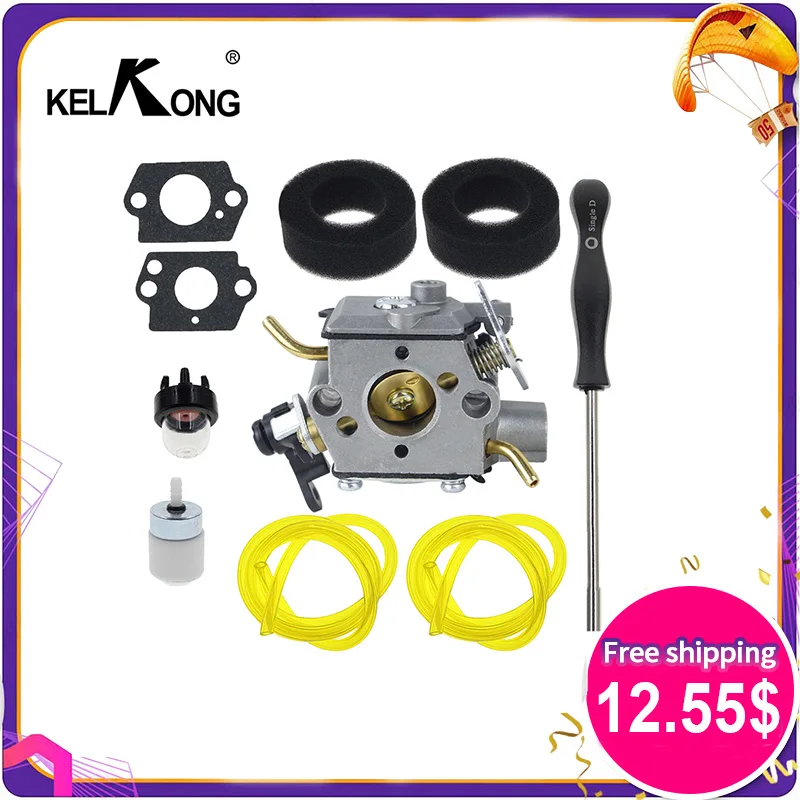 

KELKONG High Quality Carburetor Gasket Kit For Walbro WT-798 316292640 MTD 753-05215 Stens 615-731 41AD2TBC799 Replacement Parts