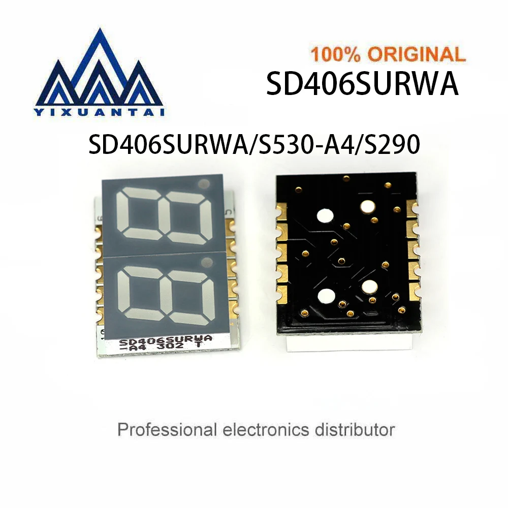 5pcs/Lot  SD406SURWA/S530-A4/S290  SD406SURWA【Display Modules - LED Character   7-SEG 0.39