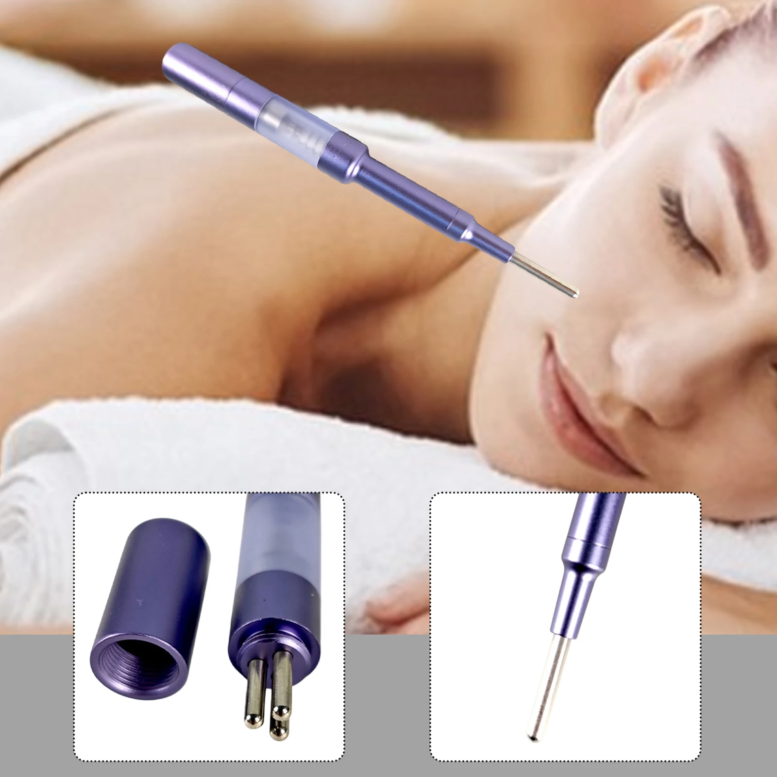 Facial Reflexology Massage Tool Manual Point Massager Pen for Head Nose Eyes Portable Professional Easy to Use Practical