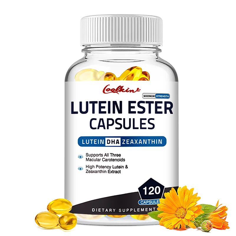 Lutein Ester - Contains Lutein and Zeaxanthin To Protect Eye Health, Support Healthy Vision & Reduce Eye Fatigue - 120 Capsules