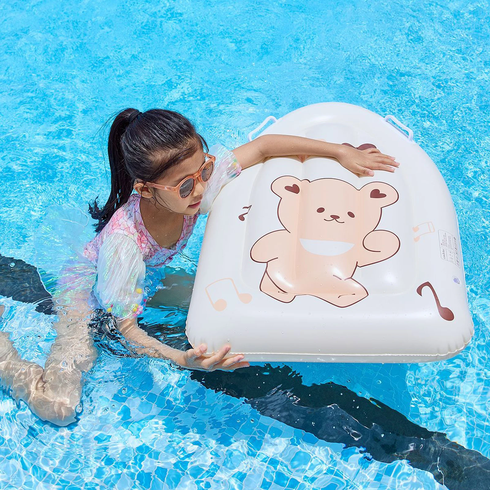Water Float Mat Inflatable Pool Floating Pad Portable Surf Board Water Sports Game Accessories for Children Beach Vacation
