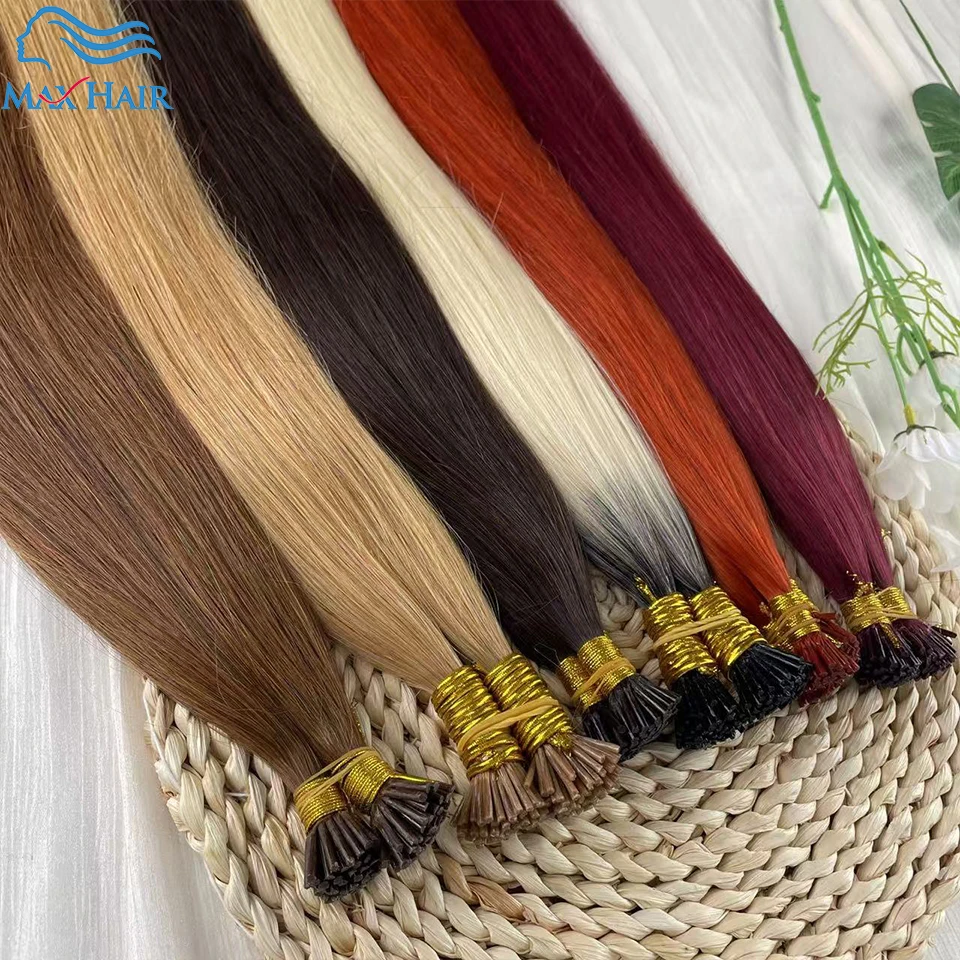 I Tip 613 Human Hair Extension Straight 10 Strand Brazilian Remy Human Hair Keratin Natural Capsule On Hair Extensions for Women