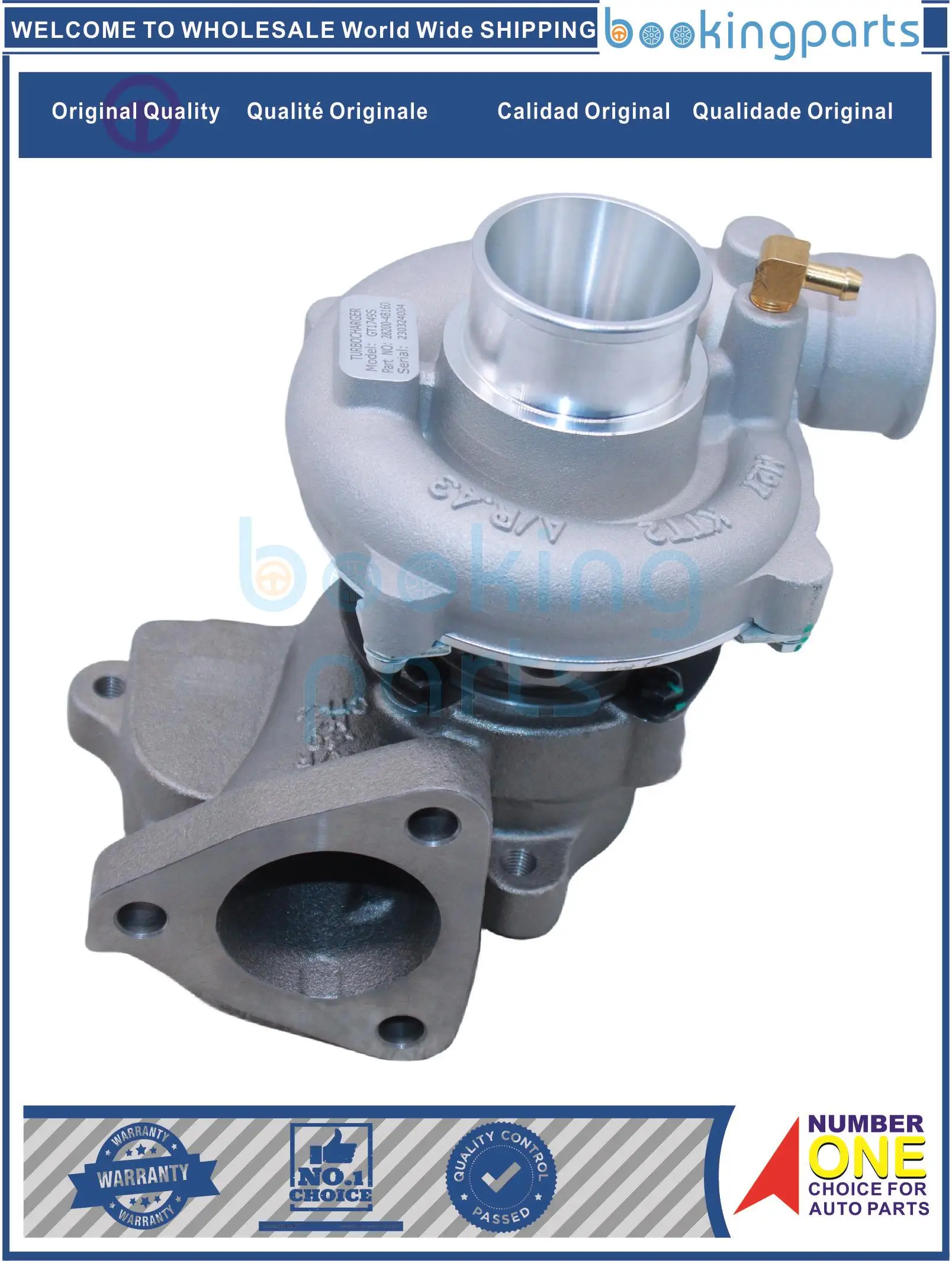 TUR44330,28200-4B160,282004B160,282004B151,282004B160282004B151 Turbo Charger For HYUNDAI PORTER 93-04 2.5 D4BF